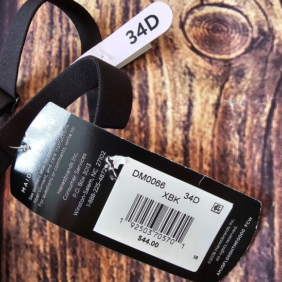 Maidenform Size 34D Black Push Up Bra Dreamwire Technology Comfort New w/ Tags - Picture 4 of 8